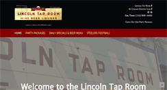 Desktop Screenshot of lincolntaproom.com